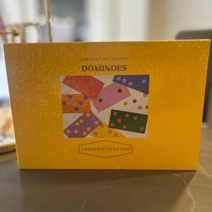 DesignWorks Ink Yellow Dominoes Box with Multicolor Tiles